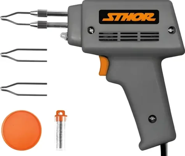 STHOR Spájka transformátorová 100 W / Spájka transformátorová / v kufríku s príslušenstvom / hrot 1,8 mm (TO-79354)
