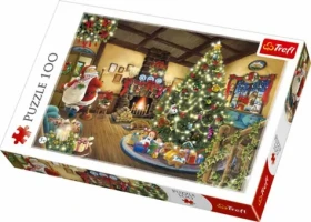 Trefl - Puzzle - Santa pri stromčeku