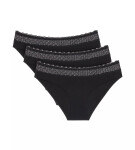 Dámske nohavičky Feel of Modal Tai 3P - BLACK - čierna 0004 - TRIUMPH BLACK XL