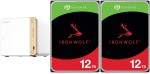 Qnap TS-462-4G + 2x Seagate IronWolf 12TB (ST12000VN0008)