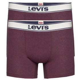 Pánske boxerky 2Pack 37149-0401 Burgundy Levi's