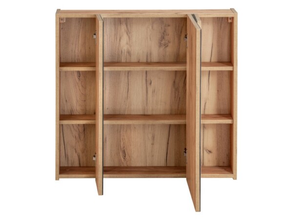 COMAD - Zrkadlová skrinka 80cm 3 dvierka DUB CAPRI 5907611647851