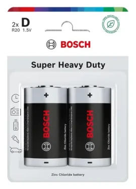 BOSCH R20SHD2B/00 / Batéria / D (R20) / Heavy Duty / 2 ks (8594162800353)
