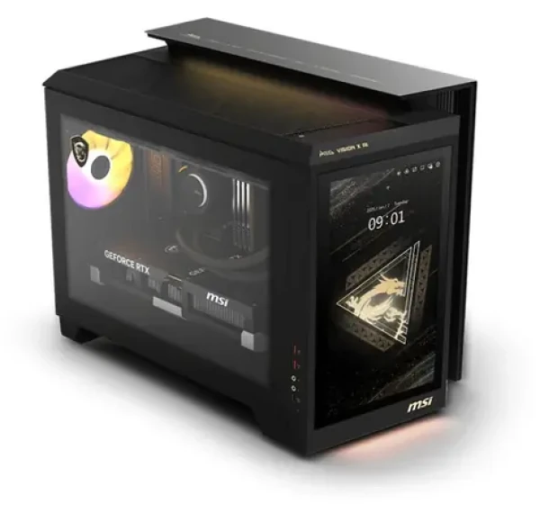MSI MEG Vision X AI 2NVV7-009AT čierna/priehľadná / Herný počítač / Intel Core Ultra 7 265K / 32GB / 2TB SSD (00B92111-009)