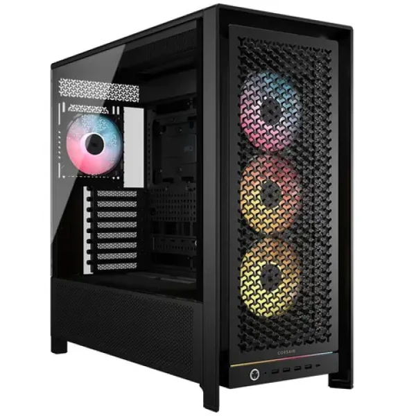 Corsair FRAME 5000D RS ARGB čierna / E-ATX / 4X USB-A / 1x USB-C / 4X 140mm / bez zdroja / priehľadná bočnica (CC-9011309-WW)