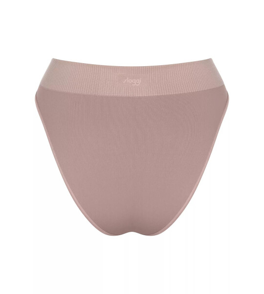 Dámske nohavičky EVER Infused Aloe High leg - FOGGY MAUVE - béžové 6116 - SLOGGI PURPLE XS