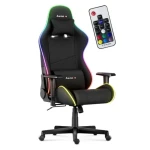 Huzaro Force 6.2 RGB Mesh čierna / Herná stolička / nastaviteľná / nosnosť až 140 kg / látka sieťovina (HZ-FORCE 6.2 RGB MESH)