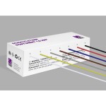 TRU COMPONENTS TC-12112368 opletenie / lanko, 1.0 mm², čierna, biela, červená, modrá, hnedá, sivá, žltozelená, 1 sada; TC-12112368