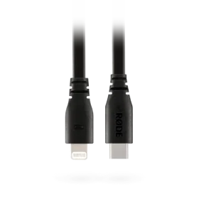 RODE SC19 kábel USB-C na Lightning 1.5m čierna / pre pripojenie USB-C mikrofónov / 1x USB-C (M) / 1x Lightning (M) (698813-007226)