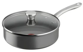 TEFAL RENEW+ C4243253 šedá / Panvica s pokrievkou / 24 cm / keramický povrch / indukcia (C4243253)
