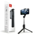 Crong SelfieGo / Selfie tyč / Trojnožka / Bluetooth spúšť / 20-101 cm (CRGSGL1BLK)