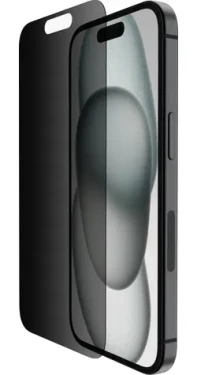 Belkin SCREENFORCE TemperedGlass Privacy Anti-Microbial ochranné privátne sklo pre Apple iPhone 15/14 Pro (OVA147zz)