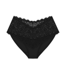AMOURETTE - Maxi nohavičky s čipkovým vzhľadom a plnou podporou Triumph BLACK 46
