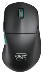 Cherry Xtrfy M64 Wireless čierna/tyrkysová / Bezdrôtová herná myš / optická / 26000 DPI / 2.4 GHz / 53 g (CX-M64W-BLACK)