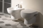 AQUALINE - MODIS závesná WC misa, 36x52cm, biela MD001