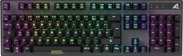 Sharkoon Sharkoon Gaming Tastatur Skiller SGK20 Mech rot, RGB LED,USB