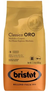 Bristot Classico Oro 1 kg / Zrnková káva / intenzita 9/10 / stredne pražená