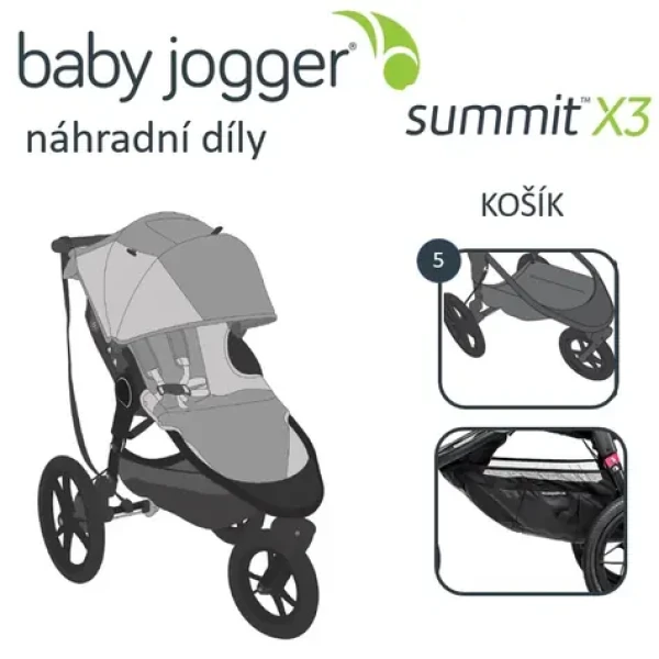 BabyJogger KOŠÍK SUMMIT X3 (NDBJ406127)