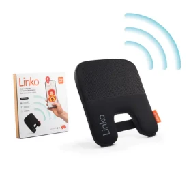 BabyAuto LINKO baby alarm šikovné polstrovanie do autosedačky, black (LINKOBLC)