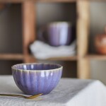 Bloomingville Kameninová miska Latina Purple 400 ml