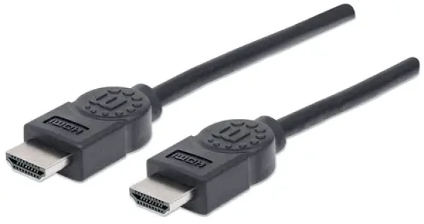 Manhattan High Speed čierna / HDMI kábel / HDMI (M) - HDMI (M) / 1,8 m / 4K 30Hz / tienený (306119)