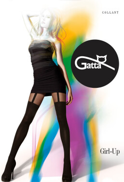 Dámske pančuchové nohavice Gatta Girl-Up nr 01 nero/černá 2-S