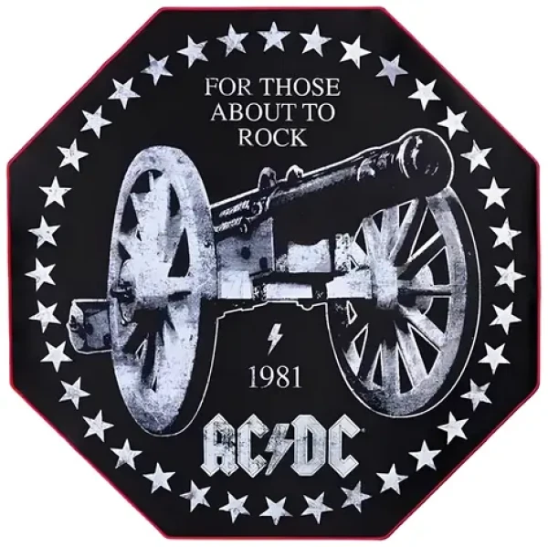 SUPERDRIVE AC/ DC /Ochranná podložka pod hernú stoličku (SA5550-A1)