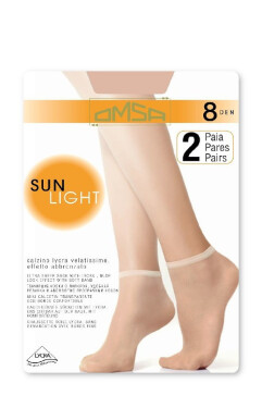 Dámské ponožky Sun Light 8 den sierra / epizodabéžový Univerzální model 7457075 - Omsa