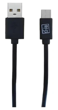 2GO čierna / Dátový kábel / USB-A na USB-C / 1 m / USB 3.2 Gen 1 (795782)