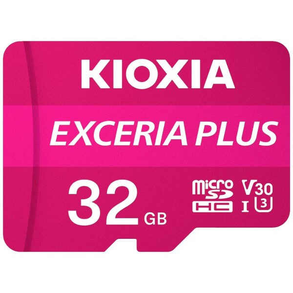 KIOXIA EXCERIA PLUS microSDHC 32GB Class 10 U3