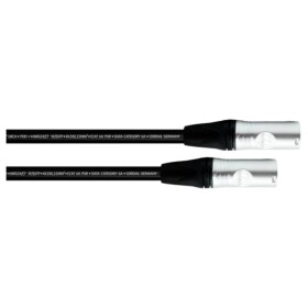 Cordial 15621 RJ45 sieťové káble, prepojovacie káble CAT 6A SF/UTP 3.00 m čierna krytie PUR 1 ks; 15621