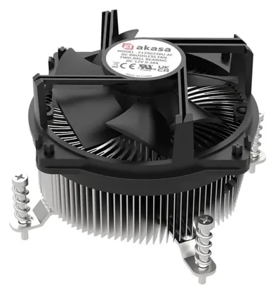 Akasa AK-CC6620BP01 / Chladič CPU / Intel LGA1851 / LGA1700 / 100W TDP / 90mm PWM (AK-CC6620BP01)