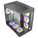 Antec C5 ARGB čierna / ATX / 2x USB-A 3.2 / 1x USB-C 3.2 / 7x 120mm argb / bez zdroja / priehľadná bočnica (0-761345-10033-5)
