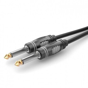 Sommer Cable HBA-6M-0300 jack audio prepojovací kábel [1x jack zástrčka 6,3 mm (mono) - 1x jack zástrčka 6,3 mm (mono)] 3.00 m čierna; HBA-6M-0300