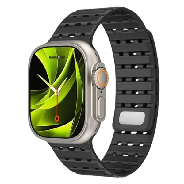 Mobile Origin Magnetic Strap remienok pre Apple Watch 49mm/46mm/45mm/44mm čierna (AWMS-01-BLK)