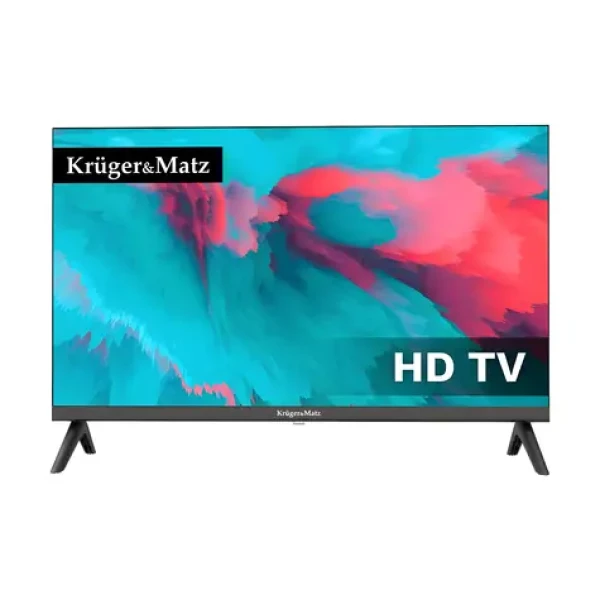 24" KrugerMatz 230/12V čierna / Televízia / HD / LED / DVB-T2/C / HDMI / USB / CI+ (KM0224-T1)