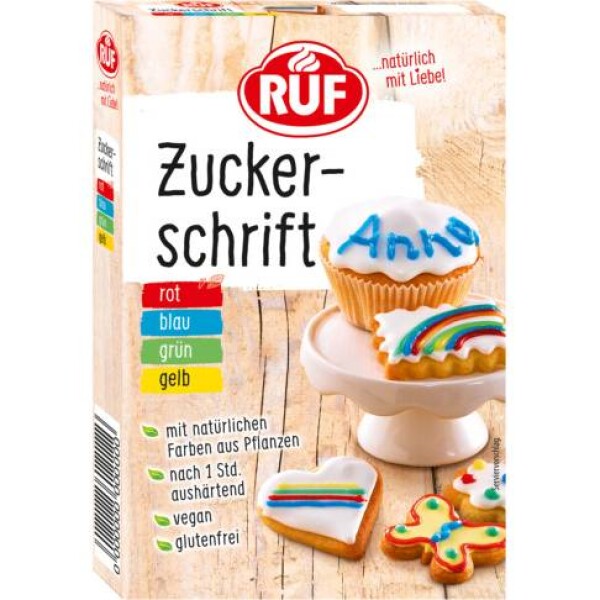 Cukrová zdobička 100 g 4 farby - RUF - RUF