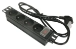 Xtendlan 10" rozvodný panel 4x230V / ČSN / vypínač / kábel 1,8 m (ZASUVKA4-10)