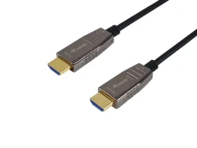 Equip HDMI 2.1 AOC čierna / HDMI kábel / optický / 15 m / 48 Gbps / 8K 60Hz / Ethernet (119451)