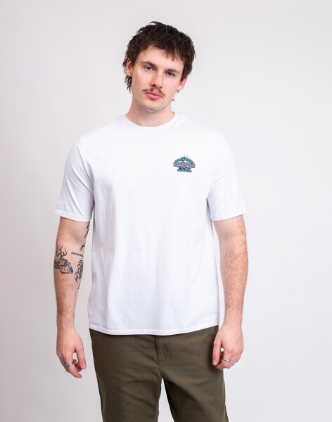 Patagonia M's Great Waves Responsibili-Tee® Fiber White L