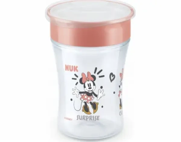 NUK hrnček Magic Cup s viečkom 230ml / červená (10255024)