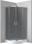 DEANTE - Sprchovací kút Funkia, štvrťkruh, s vaničkou, 90x90 cm KYPZ451K