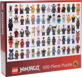 Chronicle books Puzzle Lego: Ninjago minifigúrky