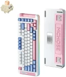 MCHOSE MC-X75 Icy Creamsicle ružová / herná bezdrôtová klávesnica / mechanická / Icy Creamsicle / 2.4GHz / BT / US Layou (MC-X75-5)