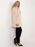 Dámsky kabát TW CZ BI G230119.32 Light beige - FPrice one size světle béžová