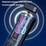 USAMS US-ZB243 / Bezdrôtový klopový mikrofón / ENC / 2.4GHz / USB-C (ZB243MKF01)