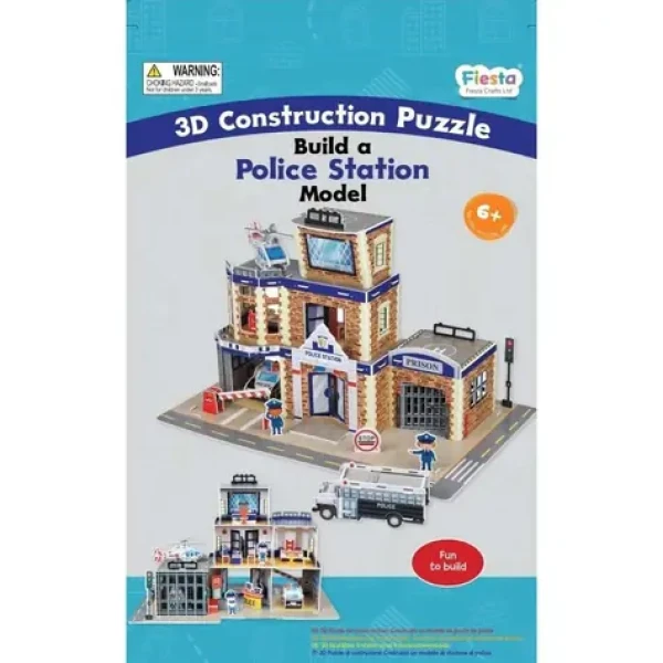 Fiesta Crafts 3D skladačka Policajná stanica