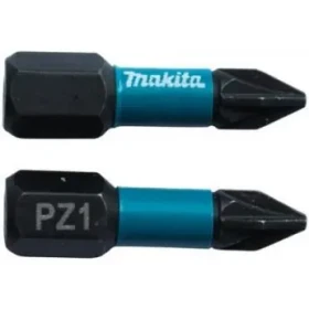 Makita E-12376 Impact Black / torzný bit 1/4" / PZ2 25mm / 25ks (E-12376)
