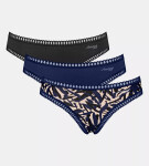 SLOGGI GO CRUSH - 3× mini nohavičky z organickej bavlny Sloggi BLUE M