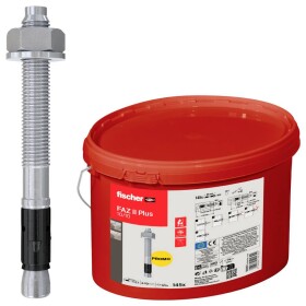 Fischer FAZ II Plus 10/10 Eimer (145) čapová kotva 95 mm 10 mm 568857 145 ks; 568857